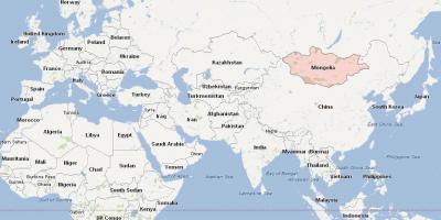 Peta - peta Mongolia asia